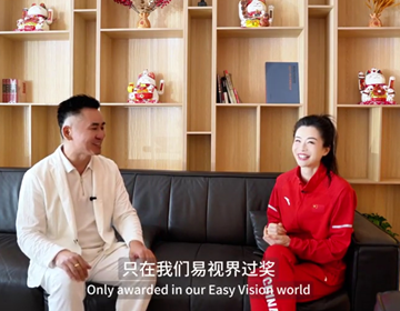 易視界攜手世界蹦床奧運(yùn)冠軍，用冠軍精神點(diǎn)亮每一雙眼睛 絕不讓孩子的夢(mèng)想輸在眼睛上